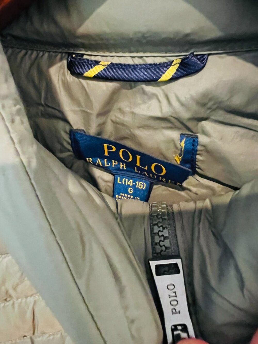 Polo Ralph Lauren Jacket Puffer Coat Size L - Picture 5 of 16